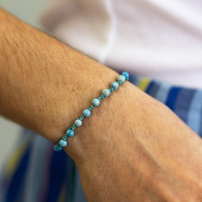 Caminar - Pulsera - Celeste