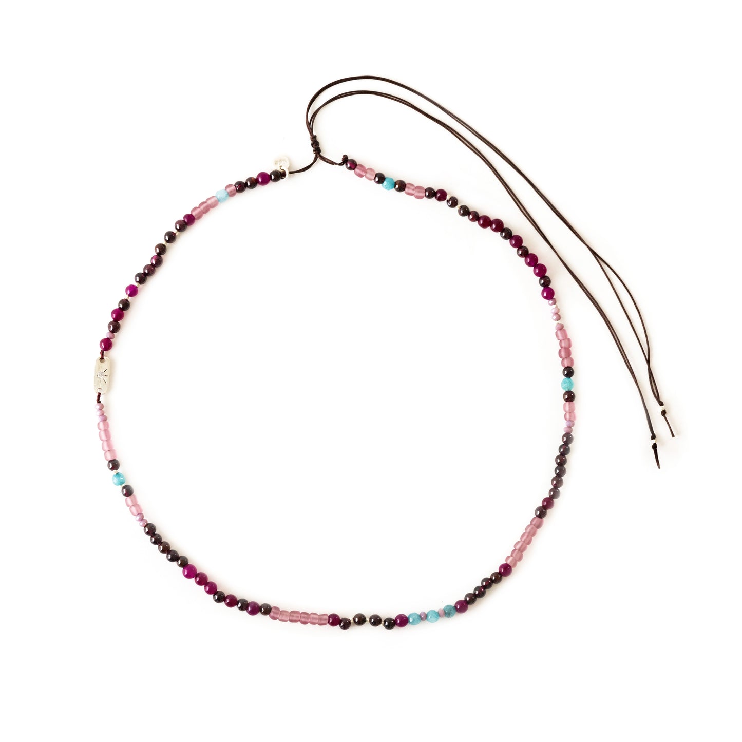 Alumbrar - Collar - Plata - Morado