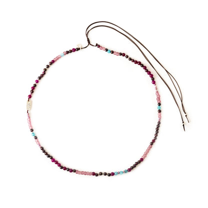Alumbrar - Collar - Plata - Morado