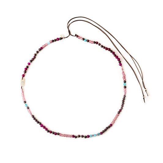 Alumbrar - Collar - Plata - Morado