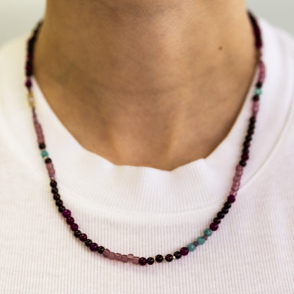 Alumbrar - Collar - Plata - Morado