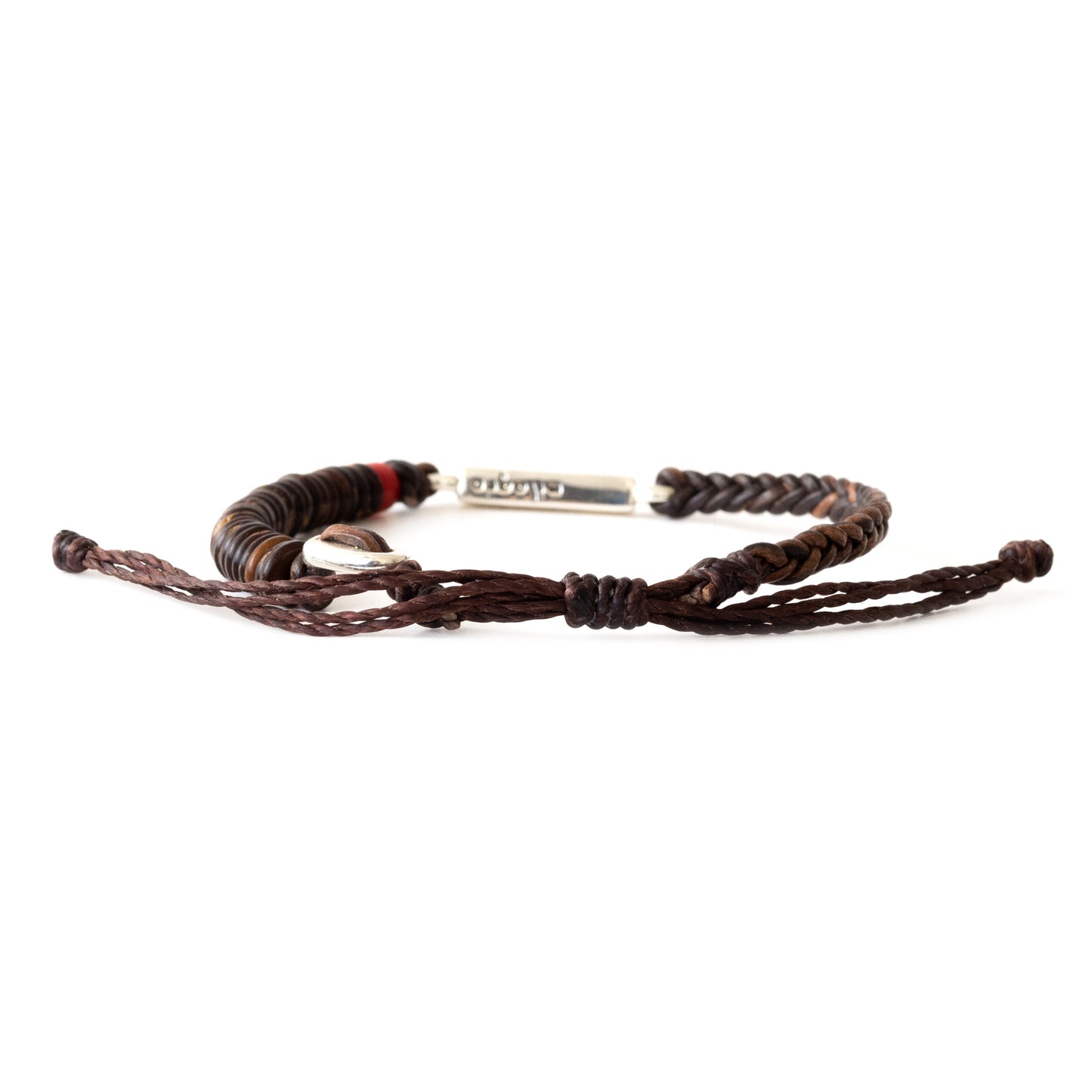 Amar - Pulsera - Plata - Rojo