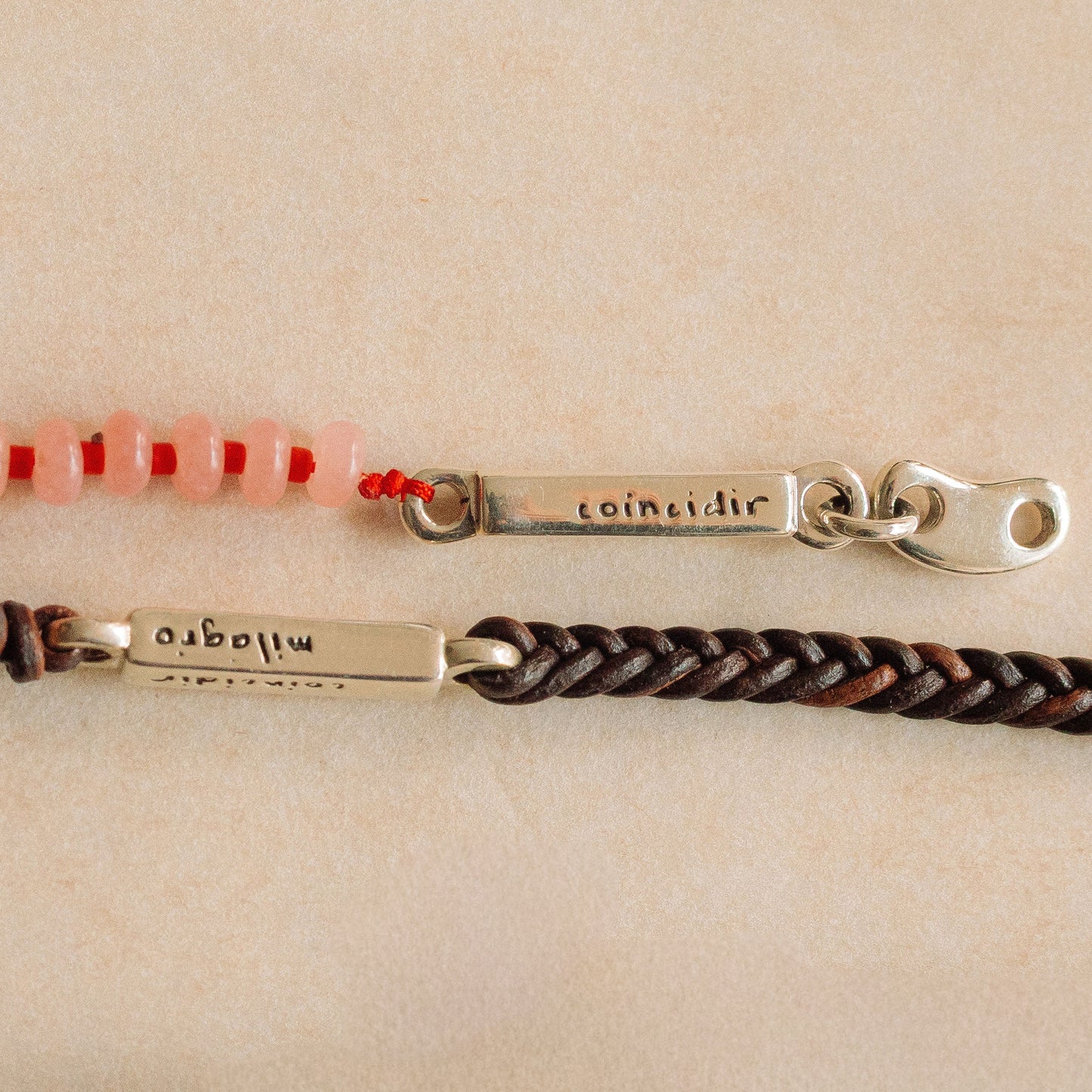 Amar - Pulsera - Plata - Rojo
