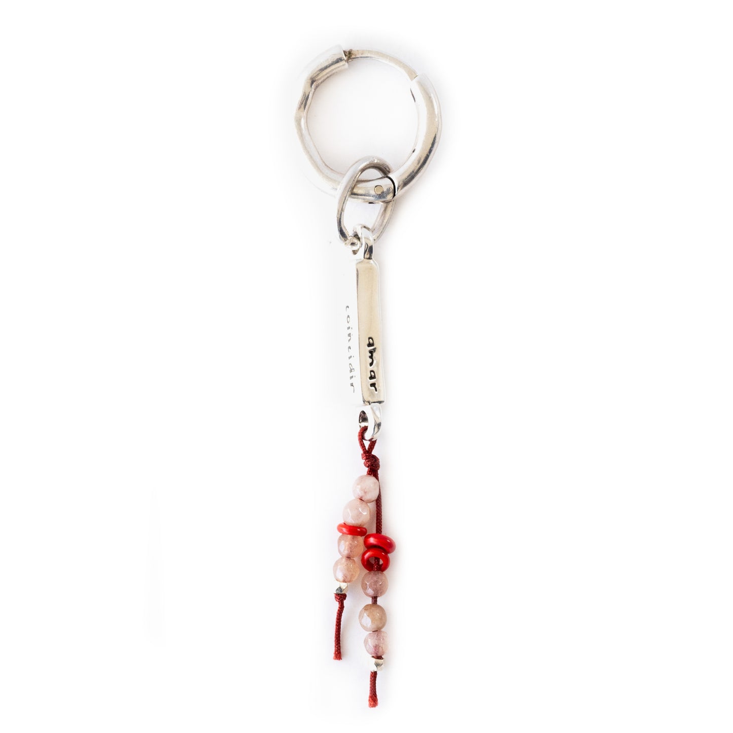 Coincidir - Charm - Plata - Rojo