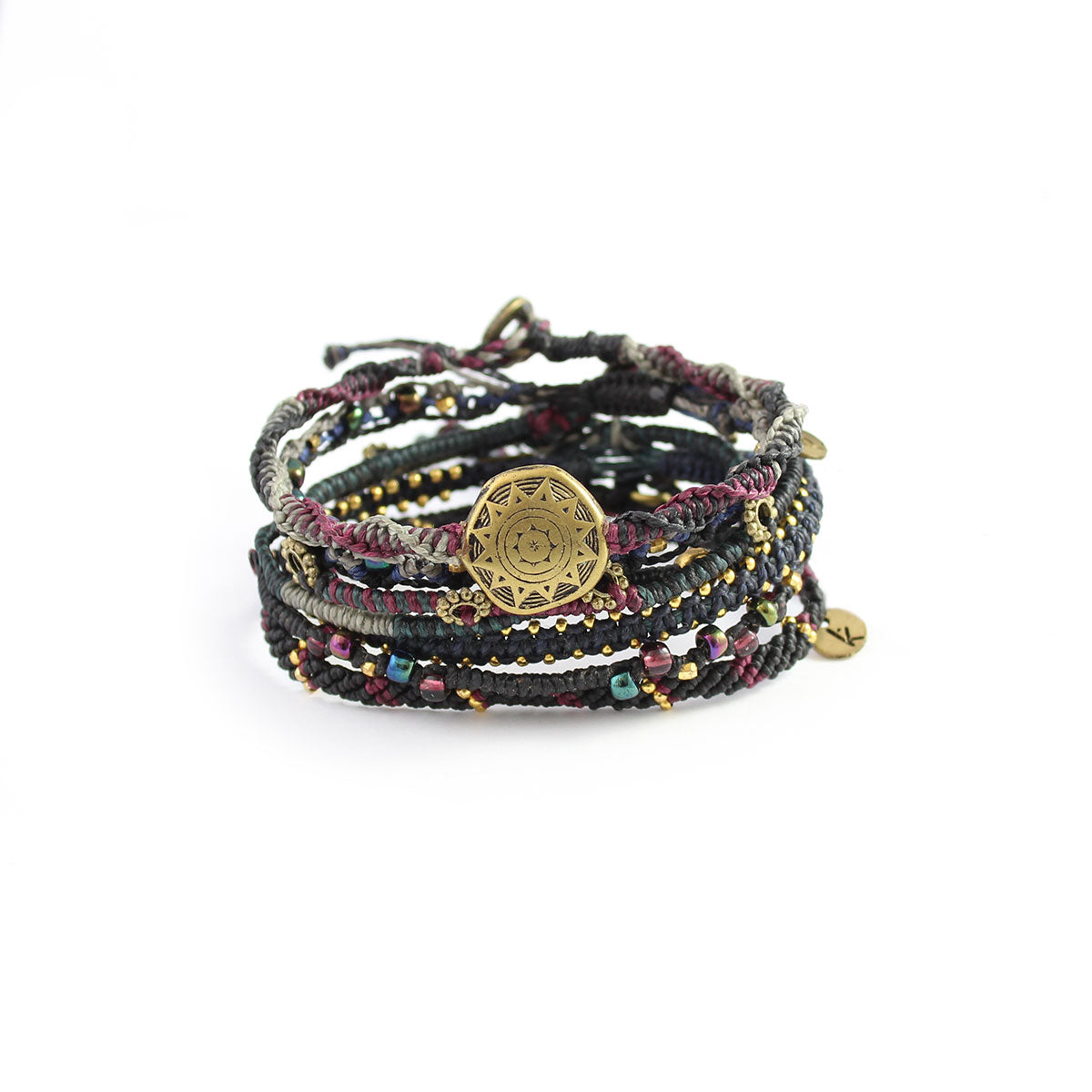 Tierra de noche - Pulsera - Negro