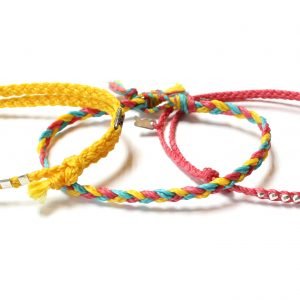 Set of 3 Bracelets Dynamic Yellow