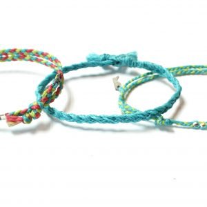 Set of 3 Bracelets Dynamic Blue